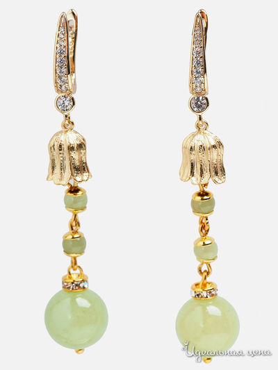 Серьги Chantal, цвет светло-зеленый