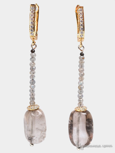 Серьги Chantal, цвет серый