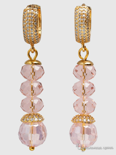 Серьги Chantal, цвет розовый