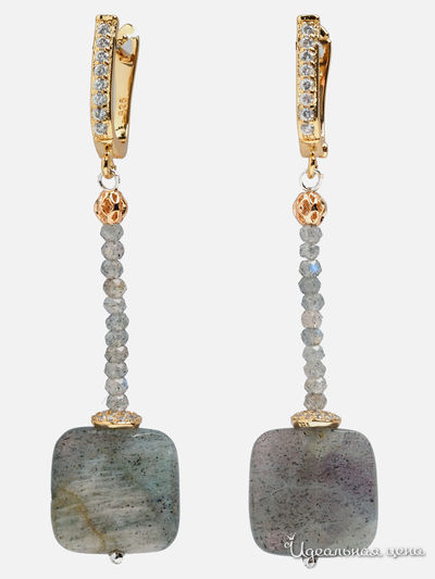 Серьги Chantal, цвет серый