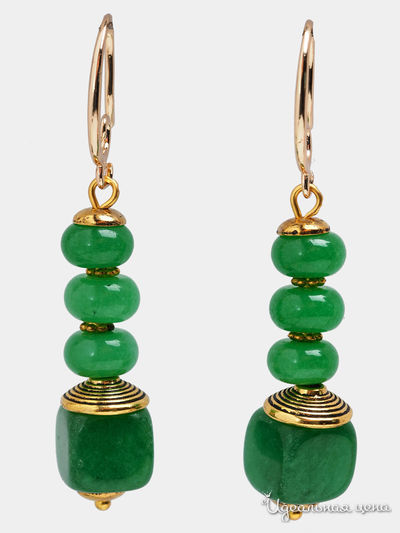 Серьги Chantal, цвет зеленый