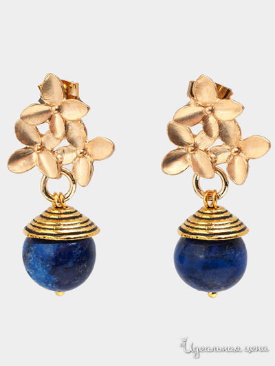 Серьги Chantal, цвет синий