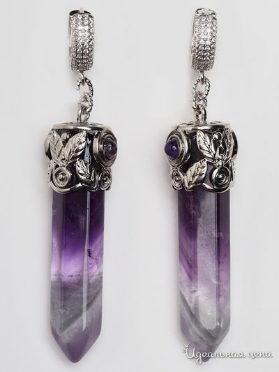 Серьги Chantal, цвет фиолетовый