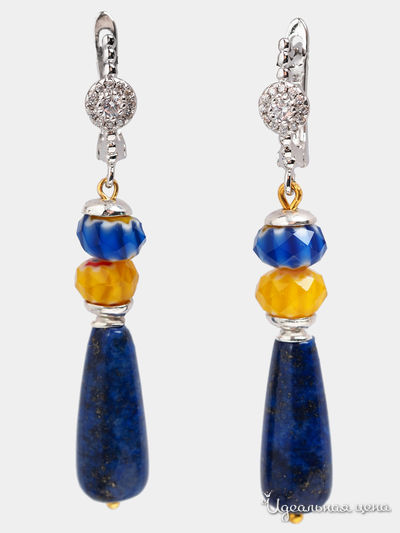 Серьги Chantal, цвет синий