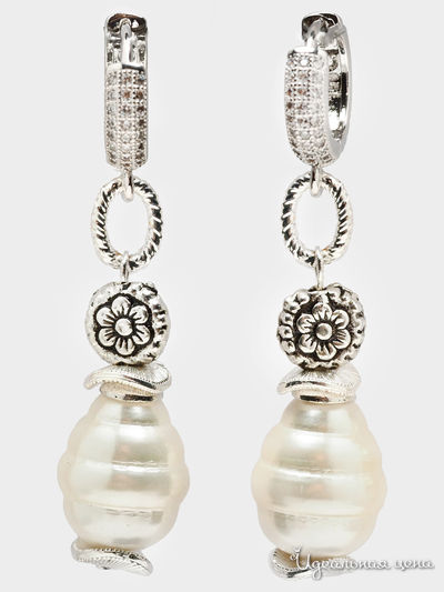 Серьги Chantal, цвет белый