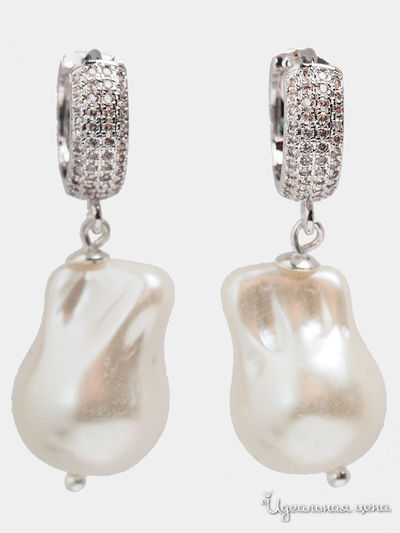 Серьги Chantal, цвет белый