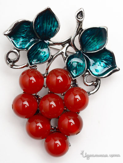 Брошь Chantal, цвет коричневый