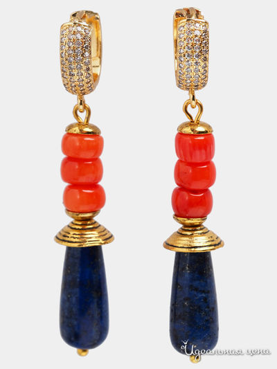 Серьги Chantal, цвет синий