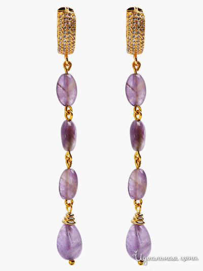 Серьги Chantal, цвет сиреневый