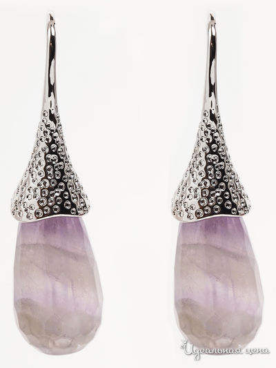 Серьги Chantal, цвет сиреневый