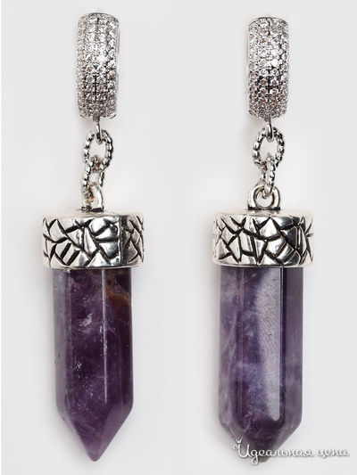 Серьги Chantal, цвет фиолетовый