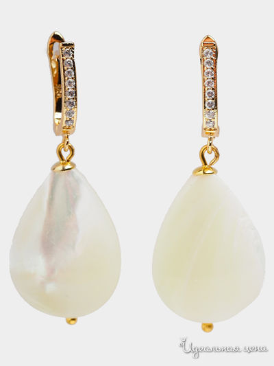 Серьги Chantal, цвет белый