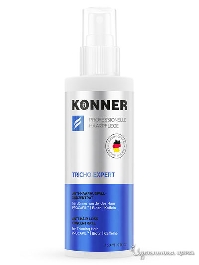 Спрей-лосьон против выпадения для кожи головы для женщин, 100 мл, KONNER