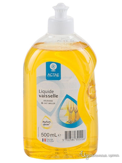 Жидкость для мытья посуды ACTAE Лимон, 500 мл, Saraya