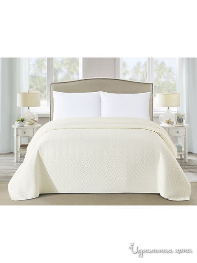 Покрывало, 200*220 см Cleo, цвет молочный