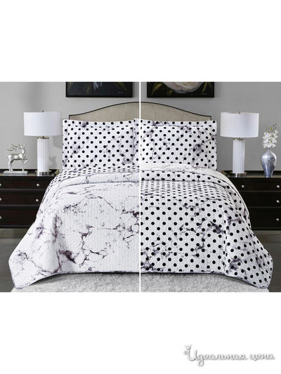 Комплект: покрывало, наволочка Cleo, цвет белый