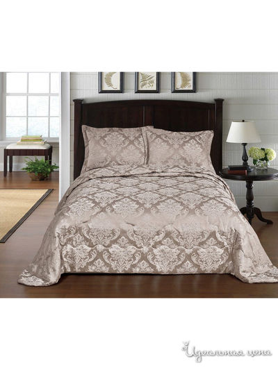 Комплект: покрывало, наволочки Cleo, цвет темно-бежевый