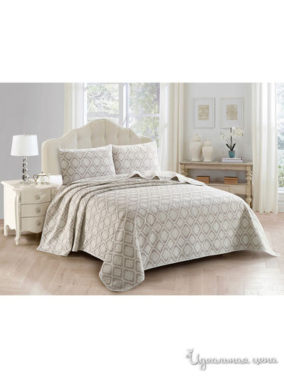 Комплект: покрывало, наволочки Cleo, цвет бежевый