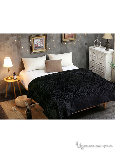 Плед, 180*200 см Cleo, цвет черный