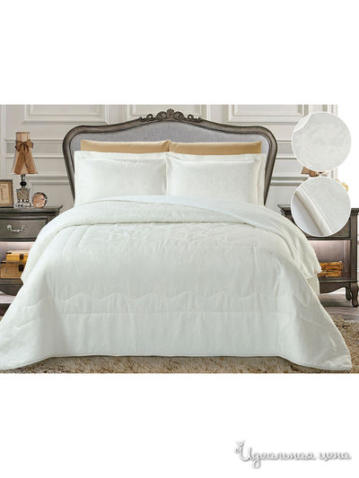 Комплект: покрывало, наволочки Cleo, цвет белый