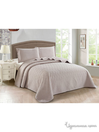 Комплект: покрывало, наволочки Cleo, цвет бежевый