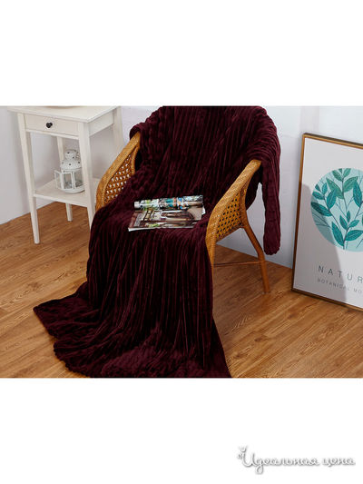 Плед, 200*220 см Cleo, цвет сливовый