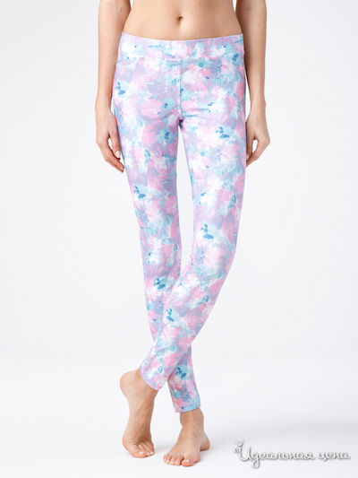 Леггинсы CONTE, цвет белый, розовый