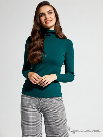 Водолазка Conte elegant, цвет зеленый