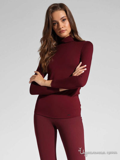 Водолазка Conte elegant, цвет бордовый