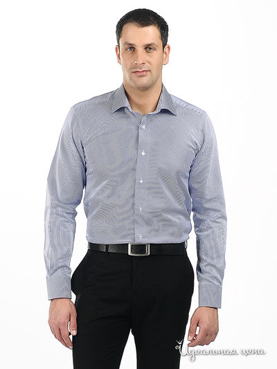 сорочка poggino, цвет цвет голубой