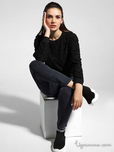 Свитшот Conte elegant, цвет черный