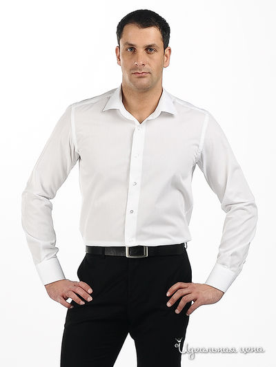 сорочка poggino, цвет цвет белый