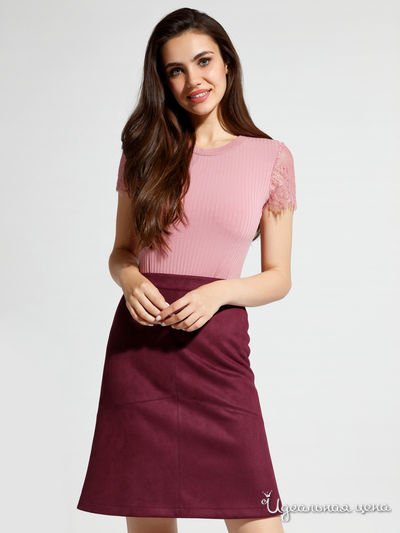 Юбка Conte elegant, цвет бордовый