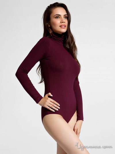 Водолазка-боди Conte elegant, цвет бордовый