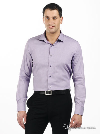 сорочка poggino, цвет цвет серый