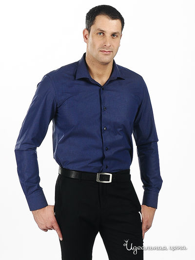 Сорочка poggino, цвет цвет темно-синий