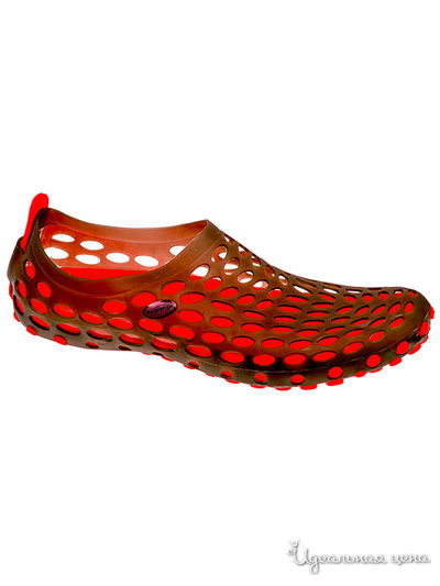 Тапочки БРИС, цвет коричневый, красный