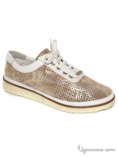 Полуботинки ALPINO, цвет золотой