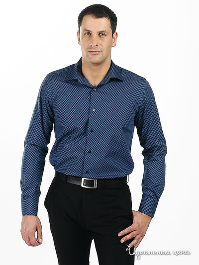 Сорочка poggino, цвет цвет темно-синий