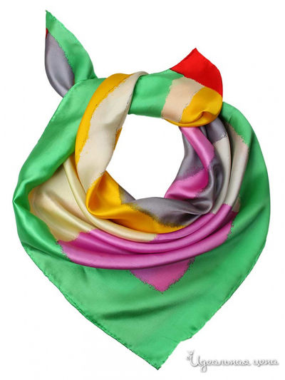 Платок, 90*90 см Venera, цвет мультиколор