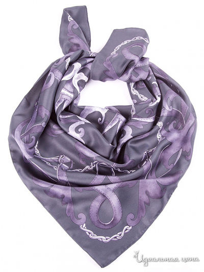 Платок, 90х90 см Venera, цвет сиреневый