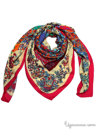 Платок, 135х135 см Venera, цвет мультиколор