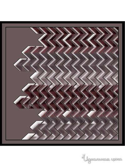 Платок, 90х90 см Venera, цвет коричневый