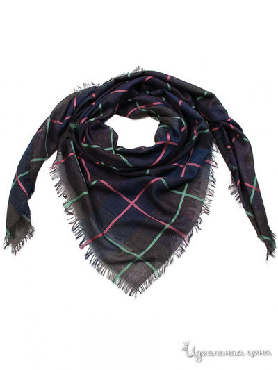 Платок, 140х140 см Venera, цвет фиолетовый, зеленый, розовый