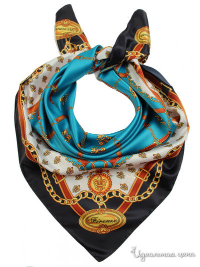 Платок, 90х90 см Venera, цвет мультиколор