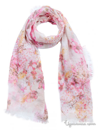 Палантин, 65х175 см Venera, цвет розовый, красный