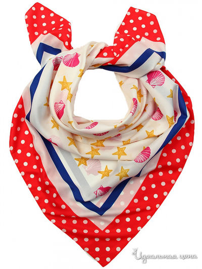 Платок, 90х90 см Venera, цвет мультиколор