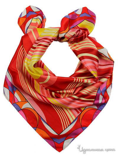 Платок, 90х90 см Venera, цвет мультиколор