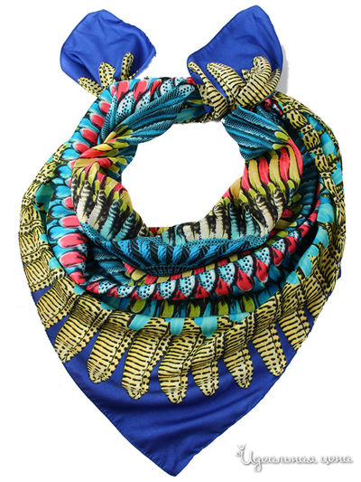 Платок, 90х90 см Venera, цвет мультиколор