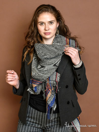 Палантин, 70х180 см Venera, цвет черный